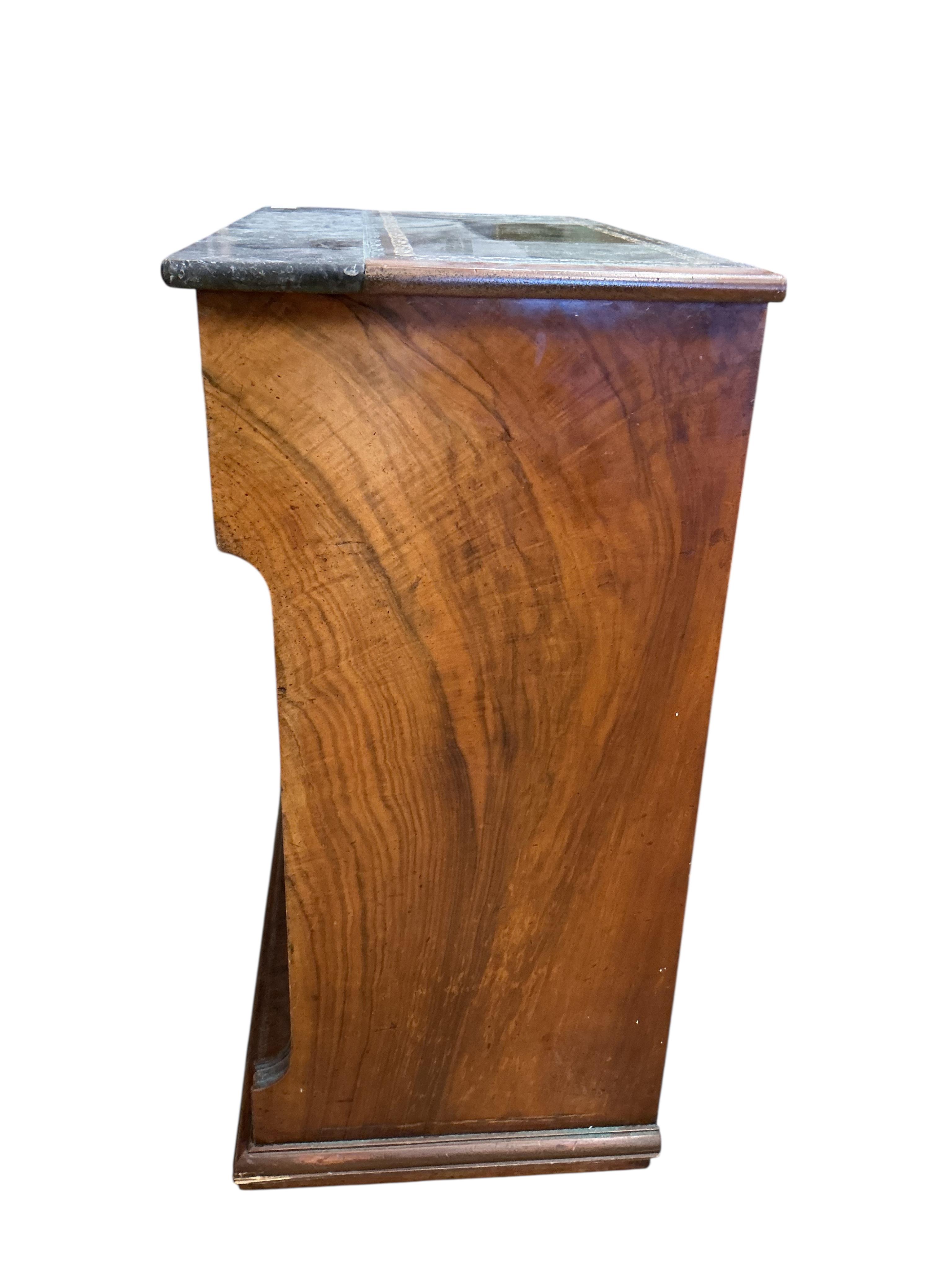 An early Victorian mahogany side cabinet, width 82cm, depth 42cm, height 86cm